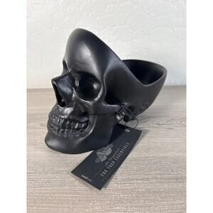 Suck UK Black Skull Tidy Gothic Organizer Bowl "keep it all in your head" - New